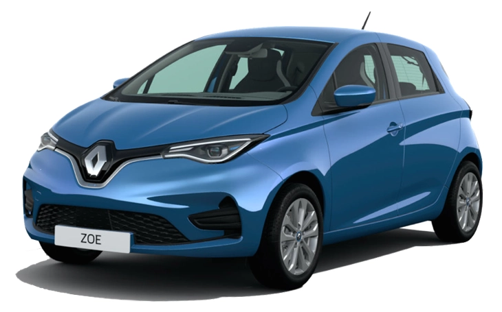 renault zoe eléctrico azul